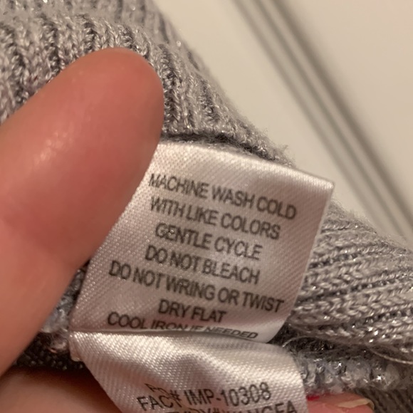 FANG Sweater Black and Grey open front.size small. - Picture 4 of 5